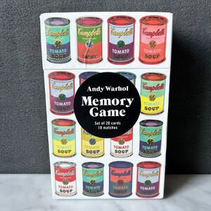 Andy Warhol Memory Game Campbell's Tomato Soup Set 20 Cards/10 Matches-Galison